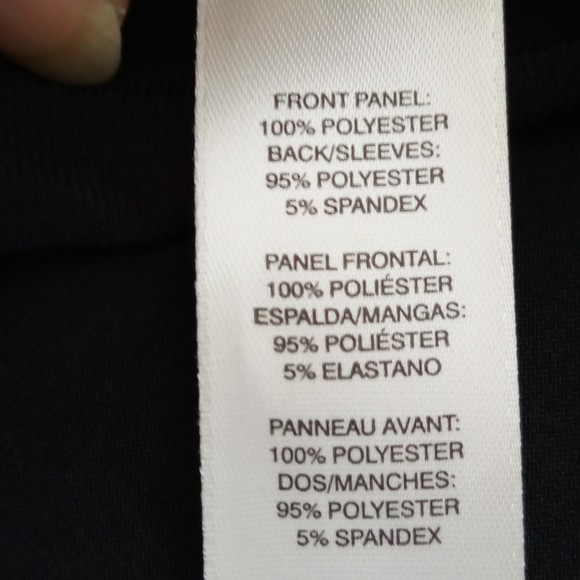 NWT Easywear by Chico's Black Sadie Lace 3/4 Jacket in Chico's size 2 (L/12) - Picture 6 of 10